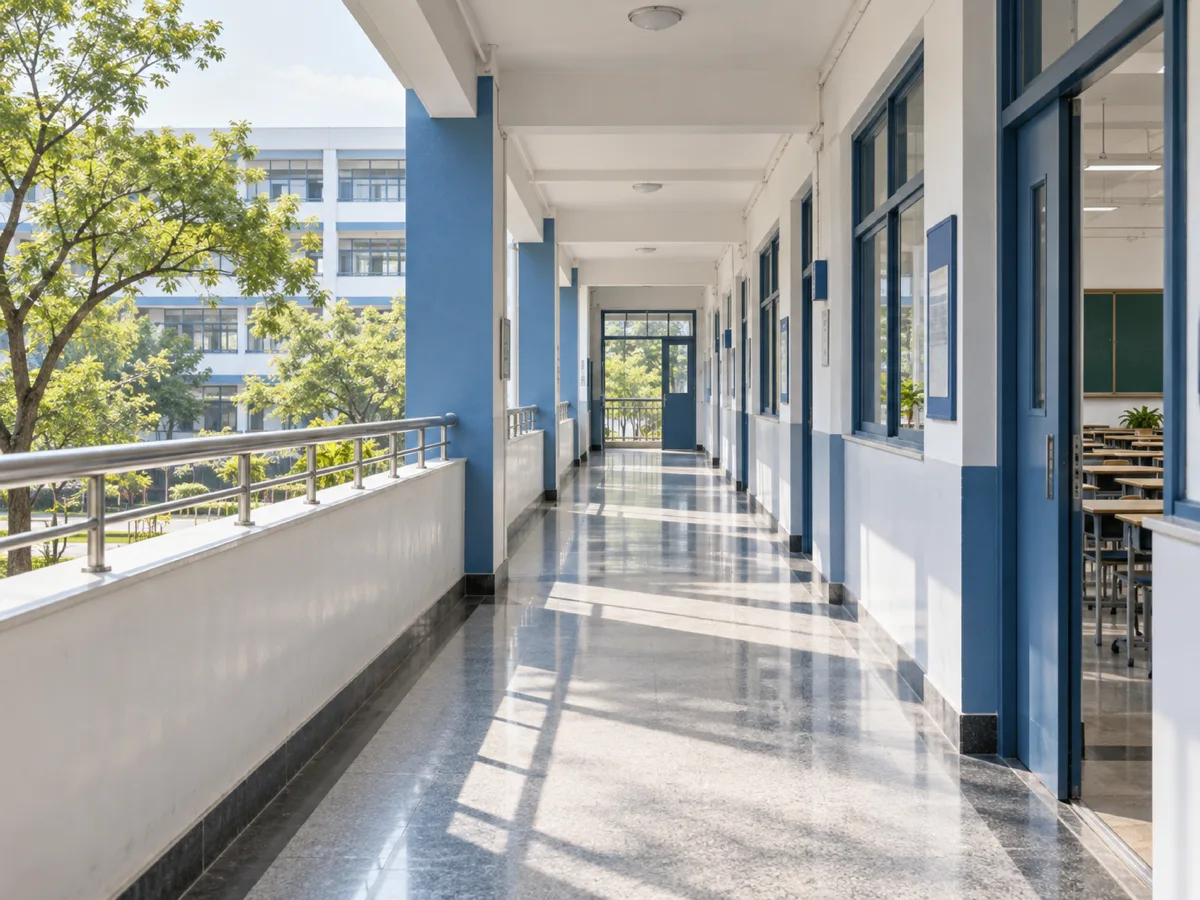 教学楼走廊照片
